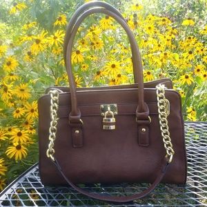 Charming Charlie Faux Leather Brown Handbag